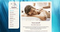 Desktop Screenshot of bathsromanspa.com